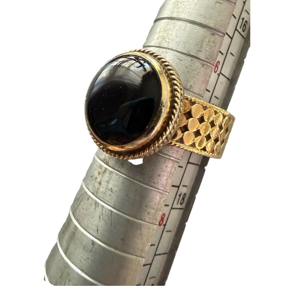 Anna Beck Sterling Silver Gold Plated  Ring 7